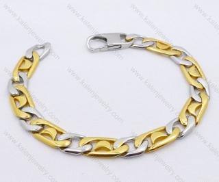 Gold Plating Stainless Steel Bracelet Wholesale - KJB130048