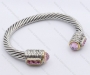 Wholesale stainless steel agreeable Stone Bangles - KJB130039
