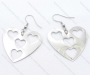 Stainless Steel Heart Earrings