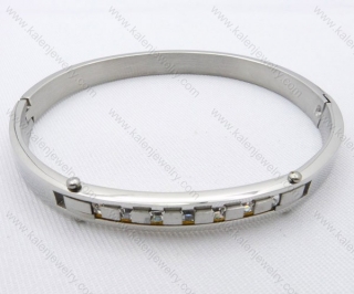 Wholesale Stainless Steel Stamping Bangles - KJB050055