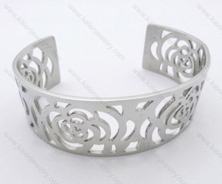 Wholesale Stainless Steel Stamping Bangles - KJB050073