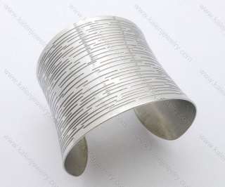Wholesale Stainless Steel Stamping Bangles - KJB050082