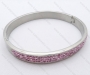 Wholesale Stainless Steel Stone Bangles- KJB050029