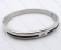 Black line Stainless Clear Zircon Steel Stone Bangles with Silver Plated - KJB050036