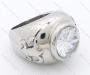 Hot Selling Silver Plating Stainless Steel Casting Clear Zircon Rings - KJR010053