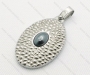 Wholesale Stainless Steel Oval Pendant - KJP120027