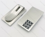 Stainless Steel Men's Brushed and Polished Money Clip - KJM120009
