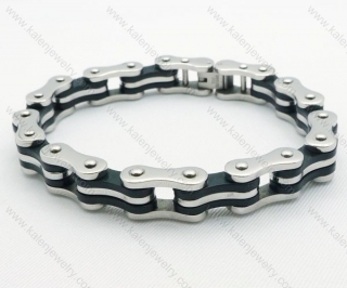 Stainless Steel Rubber Bracelets - KJB220068