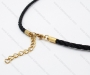 Leather necklace with Stainless Steel Pendant - KJN030045