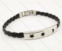 Stainless Steel Leather Bracelets - KJB060051