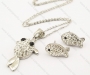 Crystal Goldfish Necklaces Pendant
