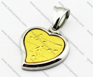 Stainless Steel Heart Pendants - KJP160038
