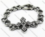 Stainless Steel Vintage Cross Bracelet - KJB200068