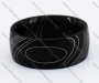 Stainless Steel Black Plating Rings - KJR280092