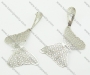 Stainless Steel Butterfly Earrings - KJE060025