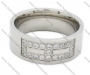 Stainless Steel Stone Rings - KJR200005