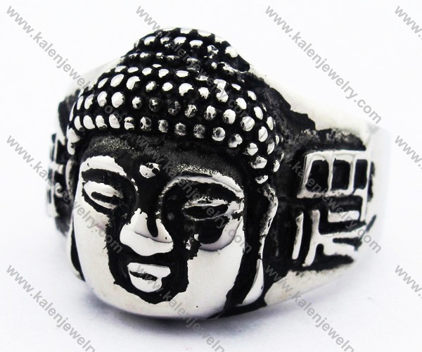 Stainless Steel Buddha Ring