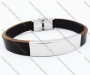 Stainless Steel Leather Bracelets - KJB050258