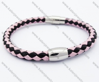 Stainless Steel Leather Bracelets - KJB050283