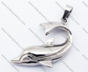 Stainless Steel Dolphin Pendant - KJP330007