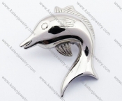 Stainless Steel Dolphin Pendant - KJP330011