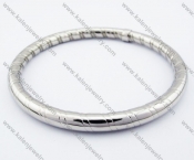 Stainless Steel Stamping Bangles - KJB100059