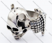 Stainless Steel Vampire Bat Skull Ring - KJR330053