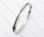 Stainless Steel Wire Bangle - KJB050356