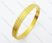 Stainless Steel Gold Plating Bangle - KJB050359