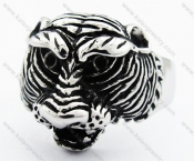 Stainless Steel Tiger Ring - KJR010197