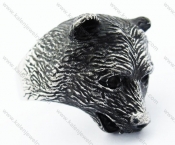 Stainless Steel Polar Bear Ring - KJR370056