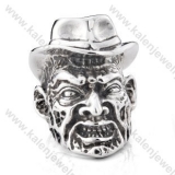 Stainless Steel Nightmare on Elm Street Freddy Ring - KJR350029