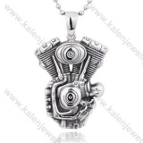 Stainless Steel Harley Davidson Motorcycle Engine Pendant - KJP350068