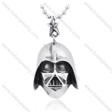 Stainless Steel Star Wars Darth Vader Helmet Pendant - KJP350084