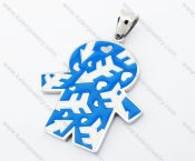 Stainless Steel Blue Cute Boys Pendant - KJP160088