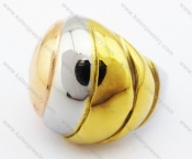 Stainless Steel 3 Color Plating Ring - KJR280276