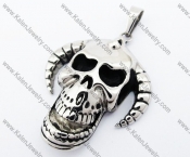 Stainless Steel Sheep Skull Pendant - KJP400035