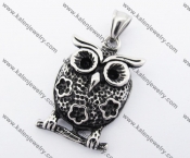Stainless Steel Owl Pendant KJP170276