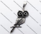 Stainless Steel Owl Pendant KJP170284