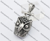 Steel Owl Pendant KJP170397