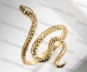 5# to 10# gold plating snake ring KJRA00044QF