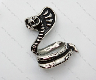 Stainless Steel Casting Cobra Pendants of Cartoon Jewelry - KJP010023