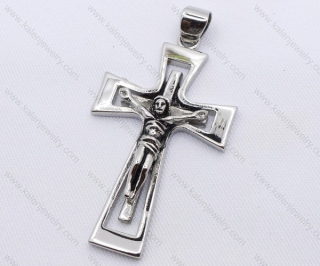 Stainless Steel Jesus Cross Pendant KJP170061