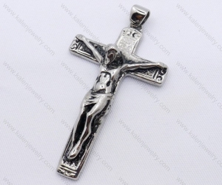 Stainless Steel Jesus Cross Pendant KJP170062