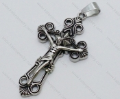 Stainless Steel Jesus Cross Pendant - KJP050566