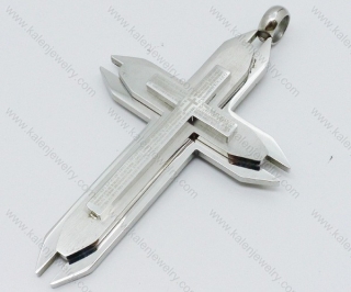 Stainless Steel Cross Pendant - KJP050613