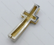 Stainless Steel Gold Plating Cross Pendants of Kalen Jewelry - KJP050648