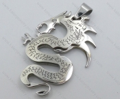 Stainless Steel Dragon Pendants - KJP050692