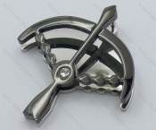 Stainless Steel Bow And Arrow Pendants - KJP050711