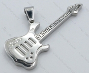Steel White Stainless Steel Guitar Pendants of Kalen Jewelry - KJP050918